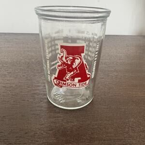 Alabama Crimson Tide Football 1992 Juice Glass National Champ SEC Roll Tide VTG